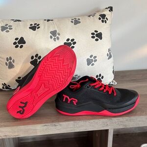 TYR Black and Red Athletic Shoes